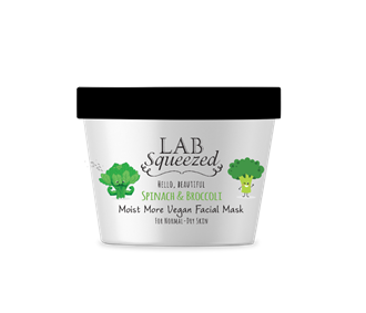 LS - Spinach & Broccoli Moist More Vegan Facial Mask For Normal-Dry Skin